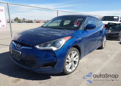 2016 Hyundai Veloster z USA, uszkodzony, nr VIN KMHTC6AD8GU301350
